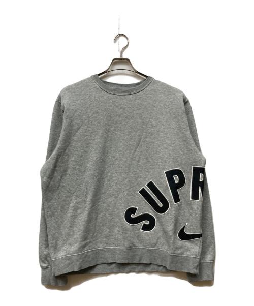 SUPREME（シュプリーム）Supreme (シュプリーム) NIKE (ナイキ) Arc Crewneck グレー サイズ:Mの古着・服飾アイテム