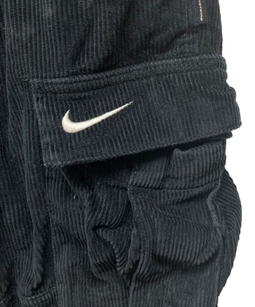 SUPREME（シュプリーム）Supreme (シュプリーム) NIKE (ナイキ) Arc Corduroy Cargo Pant ブラック サイズ:Sの古着・服飾アイテム