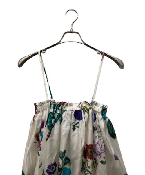 CABAN（キャバン）CABaN (キャバン) IBIZAプリントロングスカート ホワイト サイズ:Fの古着・服飾アイテム