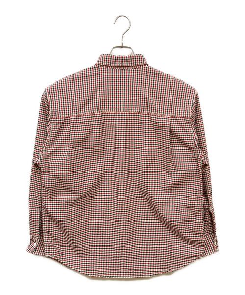 THE NORTHFACE PURPLELABEL（ザ・ノースフェイス パープルレーベル）THE NORTHFACE PURPLELABEL (ザ・ノースフェイス パープルレーベル) コットンポリエステル OX BDワークシャツ レッド サイズ:Ｓの古着・服飾アイテム