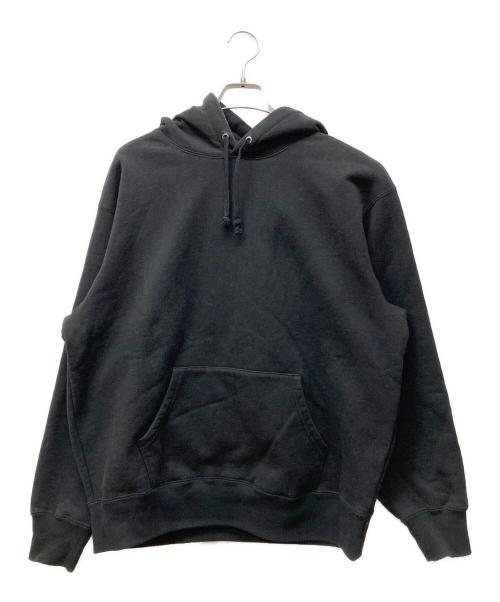 SUPREME（シュプリーム）Supreme (シュプリーム) SATIN APPLIQUE HOODED SWEATSHIRT ブラック サイズ:Mの古着・服飾アイテム