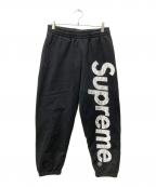 SUPREMEシュプリーム）の古着「Satin Applique Sweatpant」｜ブラック