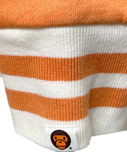 BABY MiLO（ベビーマイロ）BABY MiLO (ベビーマイロ) バナナスタジャン ホワイト×オレンジ サイズ:Lの古着・服飾アイテム