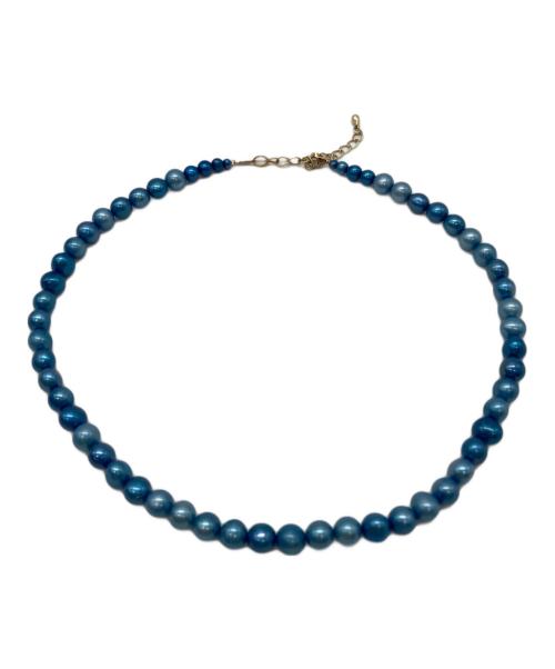 Lilas by spick and span（リラ バイ スピック＆スパン）Lilas by Spick and Span (リラ バイ スピック＆スパン) インディゴパール40cmネックレス K10 ブルーの古着・服飾アイテム