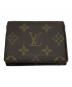 LOUIS VUITTON（ルイ ヴィトン）の古着「カードケース アンヴェロップ・カルト・ドゥ・ヴィジット」｜ブラウン
