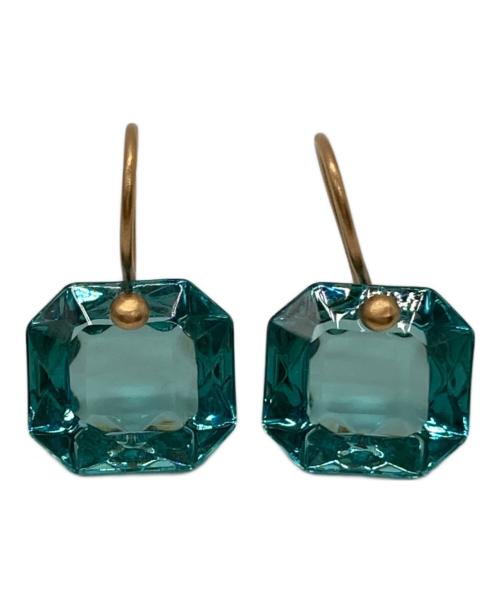 Baccarat（バカラ）Baccarat (バカラ) MARIE-HELENE DE TAILLAC (マリーエレーヌドゥタイヤック) オクトゴンピアスの古着・服飾アイテム