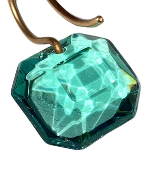 Baccarat（バカラ）Baccarat (バカラ) MARIE-HELENE DE TAILLAC (マリーエレーヌドゥタイヤック) オクトゴンピアスの古着・服飾アイテム