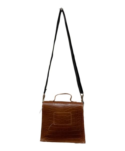 CAMIEL FORTGENS（カミエルフォートヘンス）CAMIEL FORTGENS (カミエルフォートヘンス) CROOCKED BAG ブラウンの古着・服飾アイテム