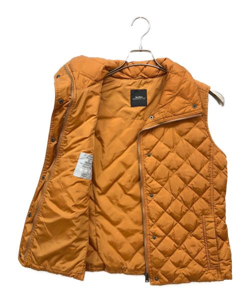 Max Mara WEEK END LINE（マックスマーラ ウイークエンドライン）MAX MARA WEEK END LINE (マックスマーラ ウイークエンドライン) キルティングベスト オレンジ サイズ:42の古着・服飾アイテム