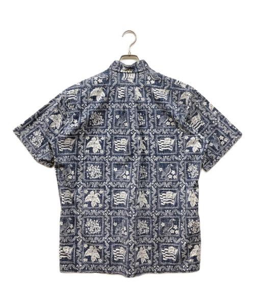 reyn spooner（レイン スプナー）reyn spooner (レイン スプナー) 総柄シャツ ネイビー サイズ:Mの古着・服飾アイテム