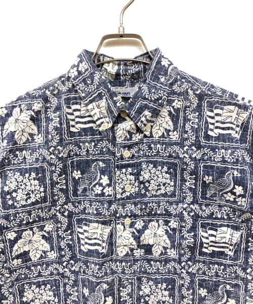 reyn spooner（レイン スプナー）reyn spooner (レイン スプナー) 総柄シャツ ネイビー サイズ:Mの古着・服飾アイテム