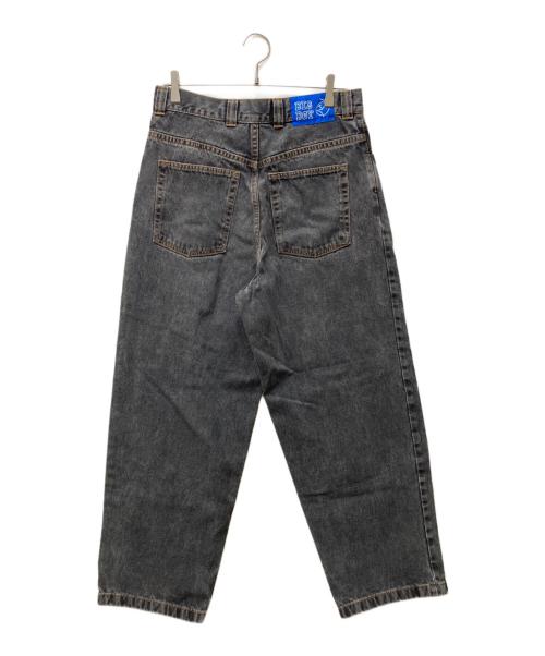 POLeR（ポーラー）POLeR (ポーラー) BIG BOYデニムパンツ グレー サイズ:Sの古着・服飾アイテム