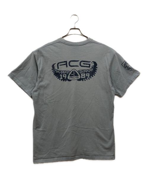 NIKE ACG（ナイキエーシージー）NIKE ACG (ナイキエーシージー) 00sロゴプリントTシャツ ブルー サイズ:XLの古着・服飾アイテム