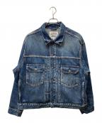 LEVI'S MADE&CRAFTEDリーバイスメイドクラフテッド）の古着「オーバーサイズトラッカージャケット」｜ブルー