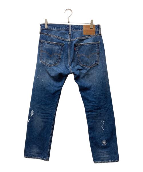 LEVI'S（リーバイス）LEVI'S (リーバイス) JOURNAL STANDARD relume (ジャーナルスタンダード レリューム) 別注 ペイント加工 501デニムパンツ インディゴ サイズ:SIZE 31の古着・服飾アイテム