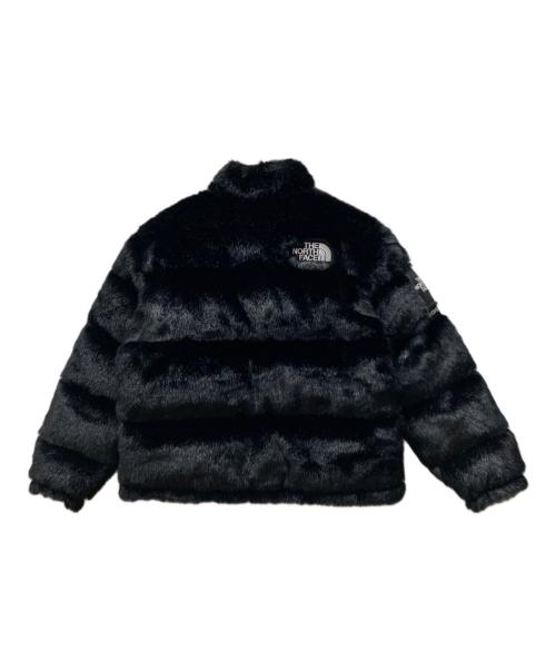 SUPREME（シュプリーム）Supreme (シュプリーム) THE NORTH FACE (ザ ノース フェイス) Faux Fur Nuptse Jacket ブラック サイズ:Sの古着・服飾アイテム