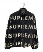SUPREMEシュプリーム）の古着「Reversible Logo Fleece Jacket」｜ブラック
