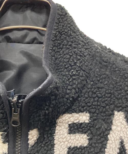 SUPREME（シュプリーム）Supreme (シュプリーム) Reversible Logo Fleece Jacket ブラック サイズ:Mの古着・服飾アイテム