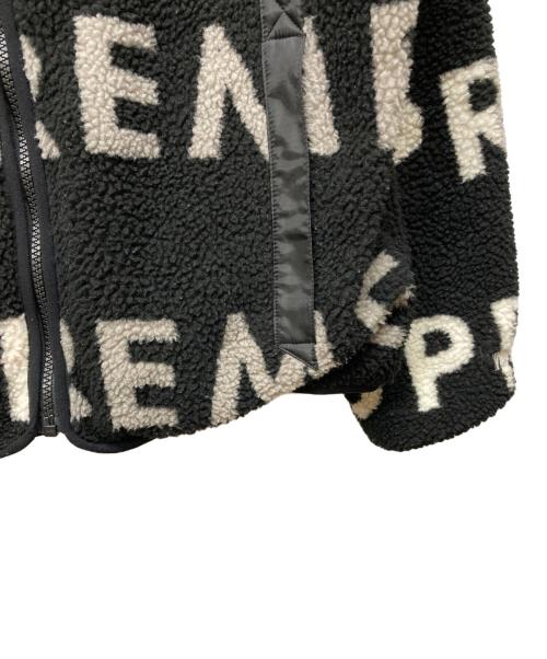 SUPREME（シュプリーム）Supreme (シュプリーム) Reversible Logo Fleece Jacket ブラック サイズ:Mの古着・服飾アイテム