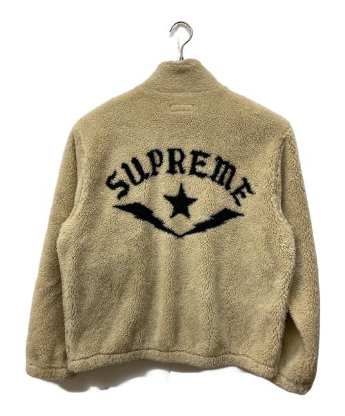 SUPREME（シュプリーム）SUPREME (シュプリーム) Star Fleece Jacket ベージュ サイズ:Mの古着・服飾アイテム