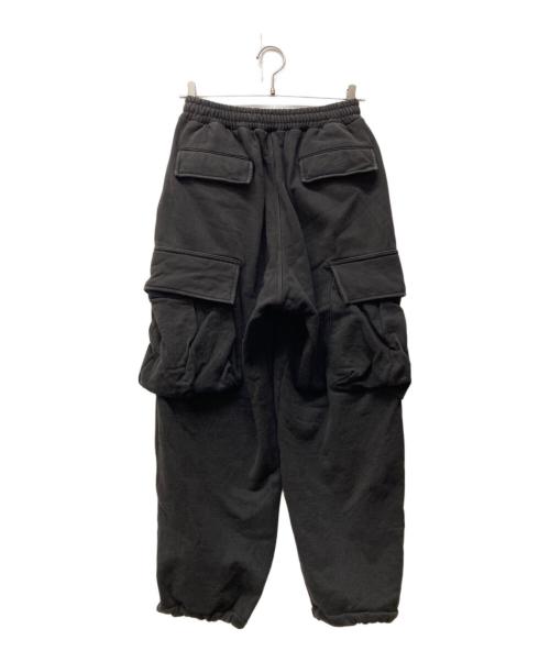 KEBOZ（ケボズ）KEBOZ (ケボズ) スウェットカーゴパンツ ブラック サイズ:Sの古着・服飾アイテム