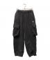 KEBOZ（ケボズ）の古着「スウェットカーゴパンツ」｜ブラック