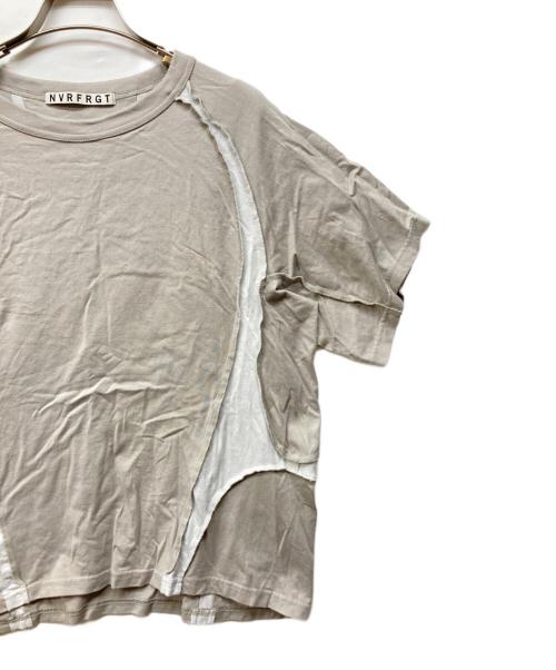 NVRFRGT（ネヴァーフォーゲット）NVRFRGT (ネヴァーフォーゲット) 別注 PANELED HALF SLEEVE T-SHIRT グレー サイズ:2の古着・服飾アイテム