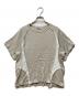 NVRFRGT（ネヴァーフォーゲット）の古着「別注 PANELED HALF SLEEVE T-SHIRT」｜グレー