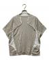 NVRFRGT (ネヴァーフォーゲット) 別注 PANELED HALF SLEEVE T-SHIRT グレー サイズ:2：8000円