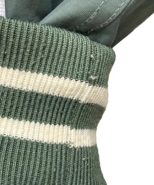 A BATHING APE（ア ベイシング エイプ）A BATHING APE (ア ベイシング エイプ) Racing Down Jacket グリーン サイズ:Mの古着・服飾アイテム