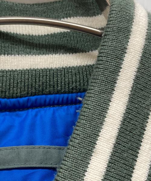 A BATHING APE（ア ベイシング エイプ）A BATHING APE (ア ベイシング エイプ) Racing Down Jacket グリーン サイズ:Mの古着・服飾アイテム