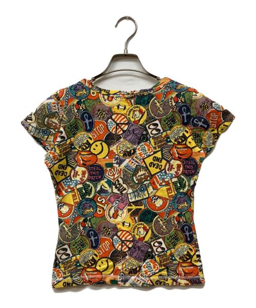 Hysteric Glamour（ヒステリックグラマー）Hysteric Glamour (ヒステリックグラマー) ワッペン転写tシャツ オレンジ サイズ:FREEの古着・服飾アイテム