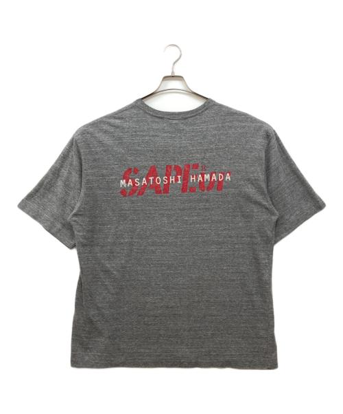 SAPEur（サプール）SAPEur (サプール) カレッジTシャツ グレー サイズ:XLの古着・服飾アイテム