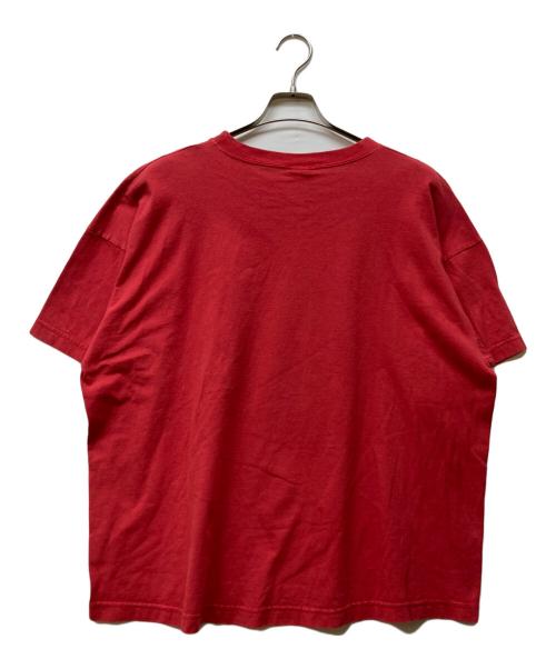 Pooh（プー）pooh (プー) プリントTシャツ レッド サイズ:XLの古着・服飾アイテム