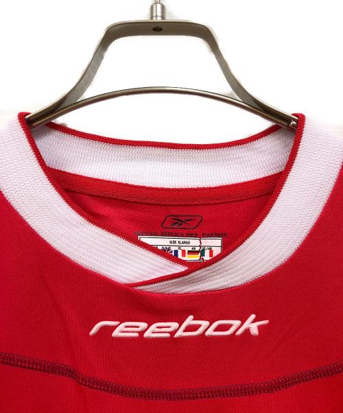 REEBOK（リーボック）REEBOK (リーボック) ゲームシャツ レッド サイズ:XLの古着・服飾アイテム