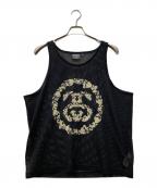 stussy×Denim Tearsステューシー×デニムティアーズ）の古着「Mesh Tank」｜ブラック