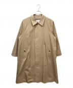 CIOTA+シオタ）の古着「スビンコットン 100/3 ギャバジンバルマカンコート」｜ベージュ