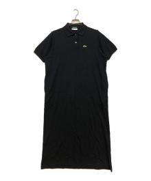 BEAMS BOY×LACOSTE（ビームスボーイ×ラコステ）の古着「別注 ピケ ドレス」｜ブラック