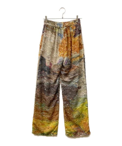 Ameri（アメリ）AMERI (アメリ) MEDI RACHEL FLUFFY ART PANTS マルチカラー サイズ:Mの古着・服飾アイテム