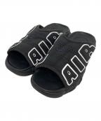 NIKEナイキ）の古着「AIR MORE UPTEMPO SLIDE」｜ブラック