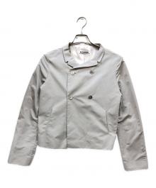 JIL SANDER（ジルサンダー）の古着「シルク混ダブルジャケット」｜ホワイト