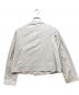 JIL SANDER (ジルサンダー) シルク混ダブルジャケット ホワイト サイズ:Ⅼ：12000円