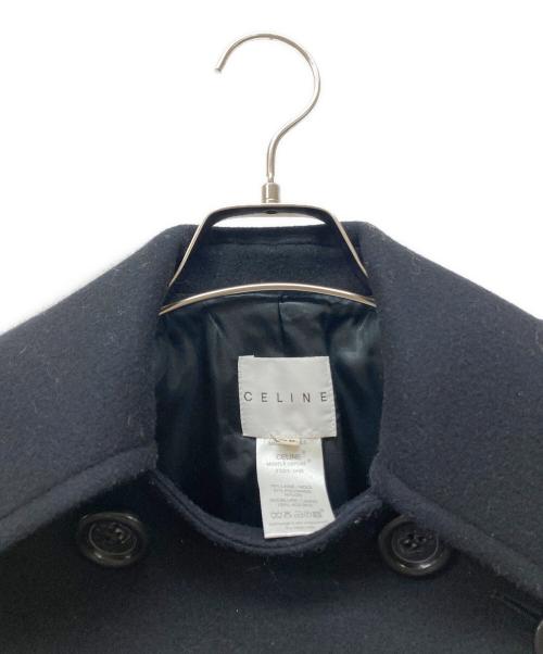 CELINE（セリーヌ）CELINE (セリーヌ) Pコート ブラック サイズ:SIZE 38の古着・服飾アイテム