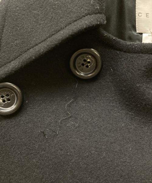 CELINE（セリーヌ）CELINE (セリーヌ) Pコート ブラック サイズ:SIZE 38の古着・服飾アイテム