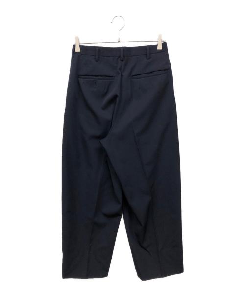 Y's for men（ワイズフォーメン）Y's for men (ワイズフォーメン) ウールギャバ4タックパンツ ネイビー サイズ:SIZE Mの古着・服飾アイテム