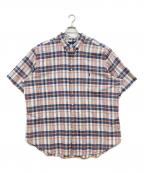 POLO RALPH LAURENポロ・ラルフローレン）の古着「インドマドラスチェックシャツ」｜ネイビー