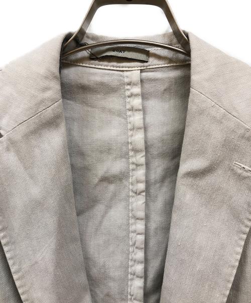 BOGLIOLI（ボリオリ）BOGLIOLI (ボリオリ) COAT 段返り3釦 リネン混コットン ジャケット アイボリー サイズ:46の古着・服飾アイテム