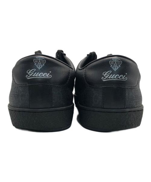 GUCCI（グッチ）GUCCI (グッチ) GGスプリーム ローカットスニーカー グレー サイズ:SIZE 5の古着・服飾アイテム