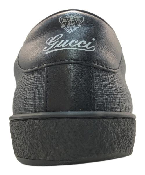 GUCCI（グッチ）GUCCI (グッチ) GGスプリーム ローカットスニーカー グレー サイズ:SIZE 5の古着・服飾アイテム