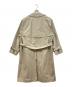 blurhms (ブラームス) Gabardine Double Belt Trench Coat ベージュ サイズ:3：18000円
